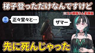 "正々堂々と戦おうと思ったら先に死んじゃった"梯子で連続落下キルする煽りん堂千速【輪堂千速/FLOW GLOW】