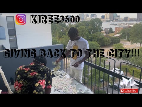 @KIREE3600 GIVES BACK AT A LOCAL CHURCH’S CHICKEN