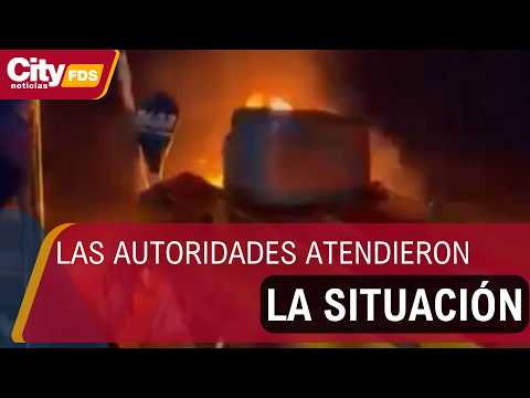 Incendio de embarcación afectó material electoral en San Jacinto del Cauca | CityTv