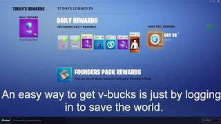 how to earn quick and easy v bucks from fortnite save the world - fortnite v bucks in save the world