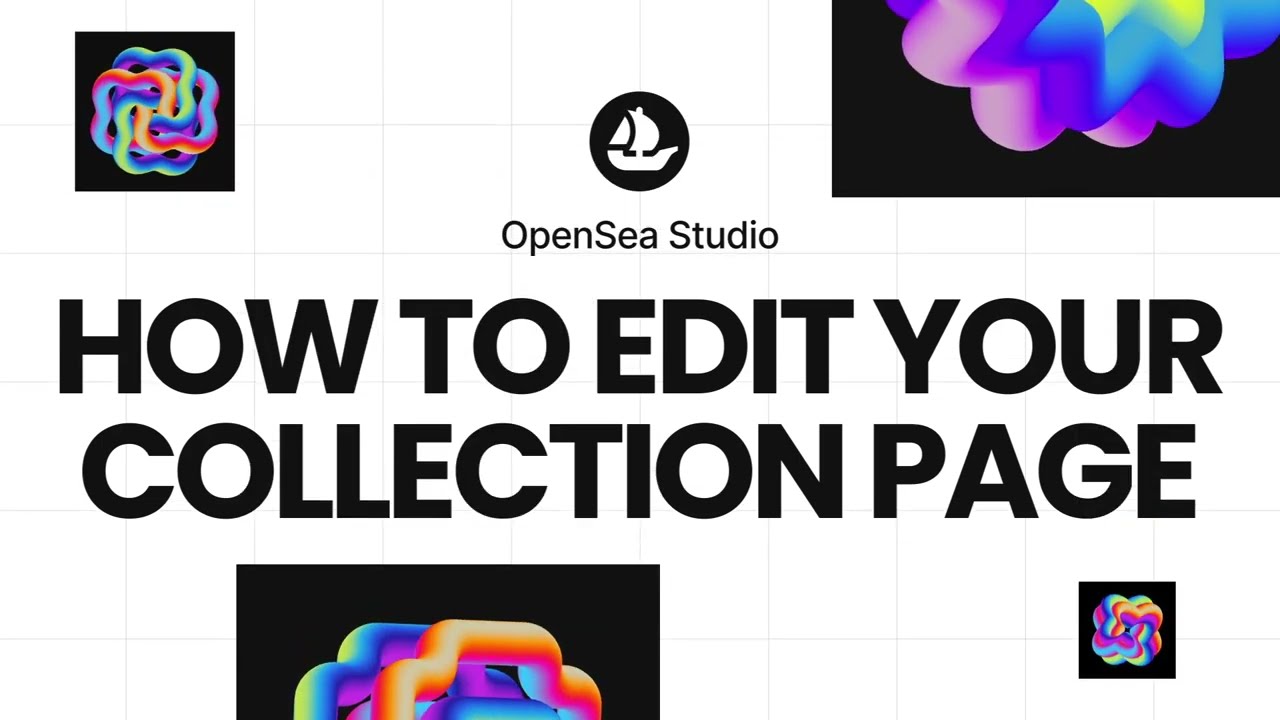 OpenSea Studio: how to edit your collection page