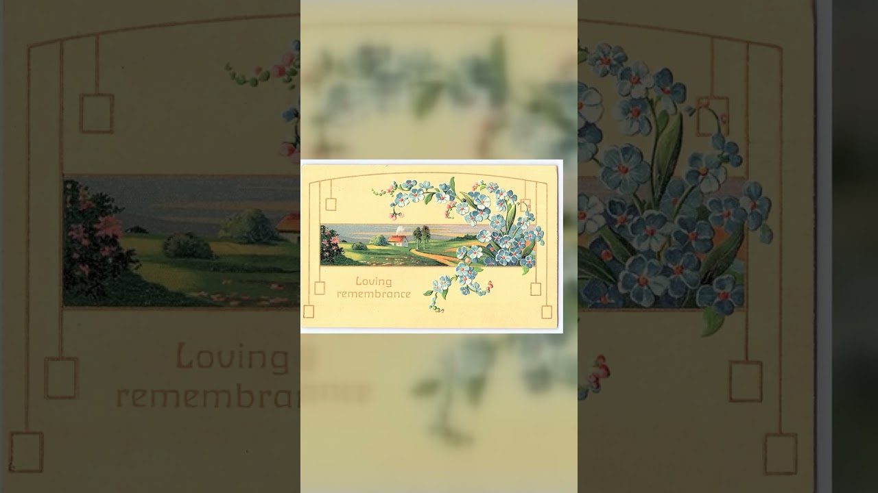 Loving Remembrance, Divided Back Postcard, South Dakota, 1910 Video