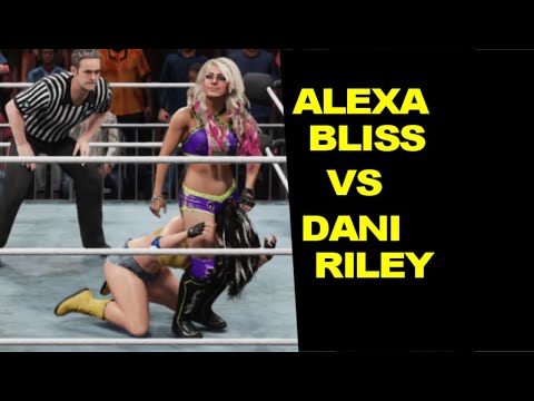 WWE 2K19 Alexa Bliss vs Dani Riley - No Holds Barred