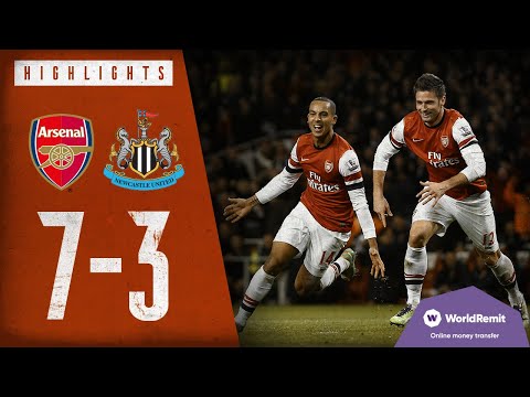 🔥WALCOTT ON FIRE! | Arsenal 7-3 Newcastle United | Classic highlights | 2012