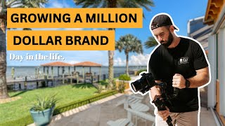 Day in the life of a real estate photographer | Running a million dollar business!