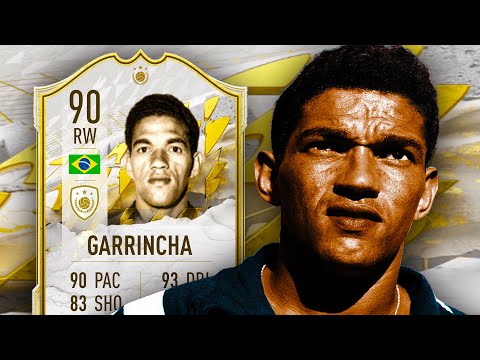 SKILLER! ⭐ 90 BASE GARRINCHA PLAYER REVIEW - FIFA 22 ULTIMATE TEAM