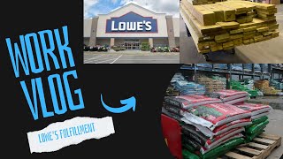 Come To Work With Me Vlog| Lowe’s Fulfillment ✨