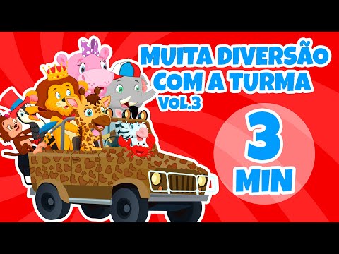 Muita Diversão com a Turma Vol. 3 - Giramille 3 min | Desenho Animado Musical