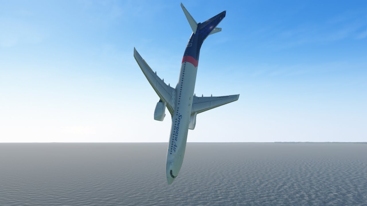 How Sriwijaya Air B737 Falls out of sky, Video animation of Flight SJ182 [XP11]