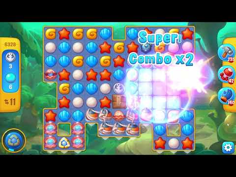 Fishdom 6328 Level - 19 moves - NO BooSTERS