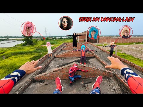 Pro 5 Spider Man Vs Serbian Dancing Lady | The Blood Amulet Curse ( Horror POV )