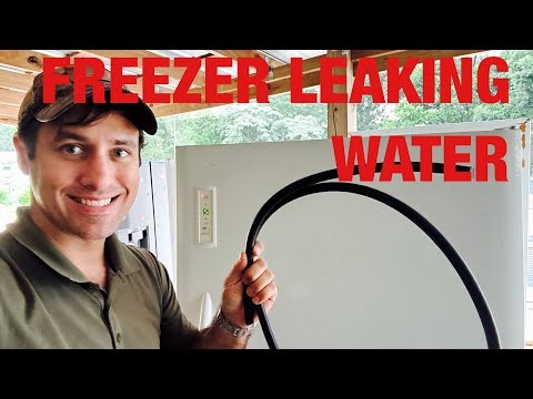 Upright freezer leaking water on the floor | quick easy heat exchanger insulation fix
