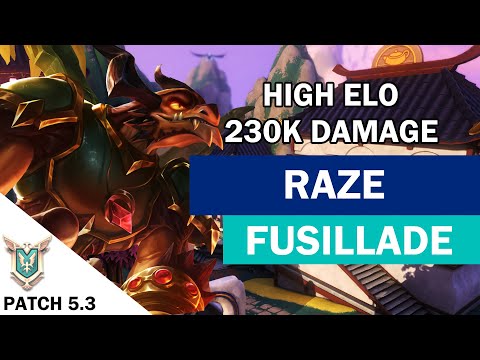 High Elo 230K Damage Powerful of Drogoz raze Competitive (Master) FUSILLADE
