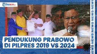 Perbandingan Parpol Pendukung Prabowo saat Pilpres 2024 vs 2019, Demokrat Berpaling ke Anies