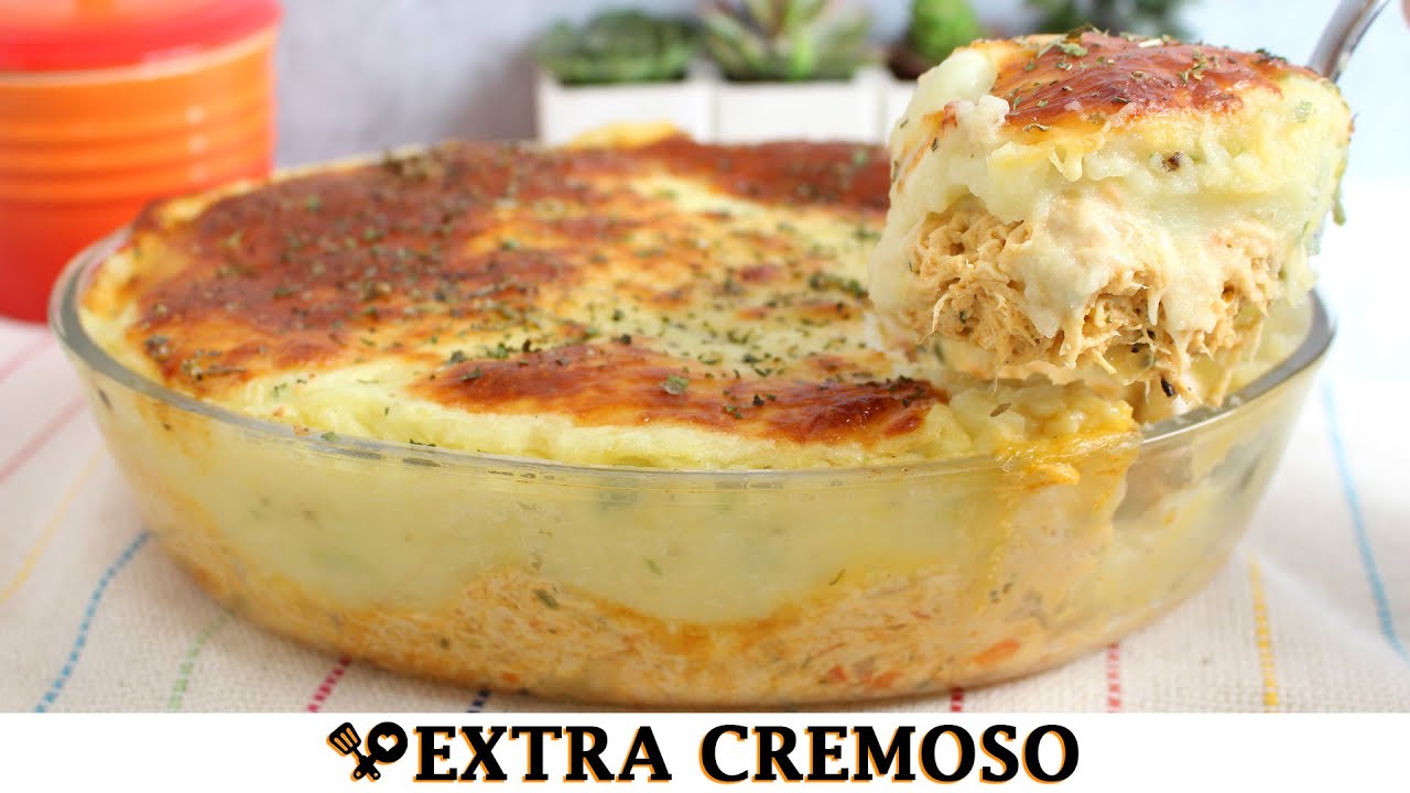 ESCONDIDINHO DE FRANGO CREMOSO - RECEITAS QUE AMO