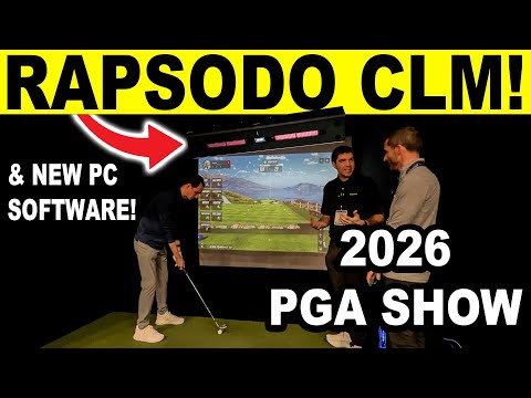 Rapsodo CLMPro! New Launch Monitor & PC Software at the 2026 PGA Show