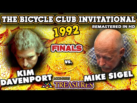 9-BALL FINAL: Kim DAVENPORT vs Mike SIGEL - 1992 BICYCLE CLUB INVITATIONAL