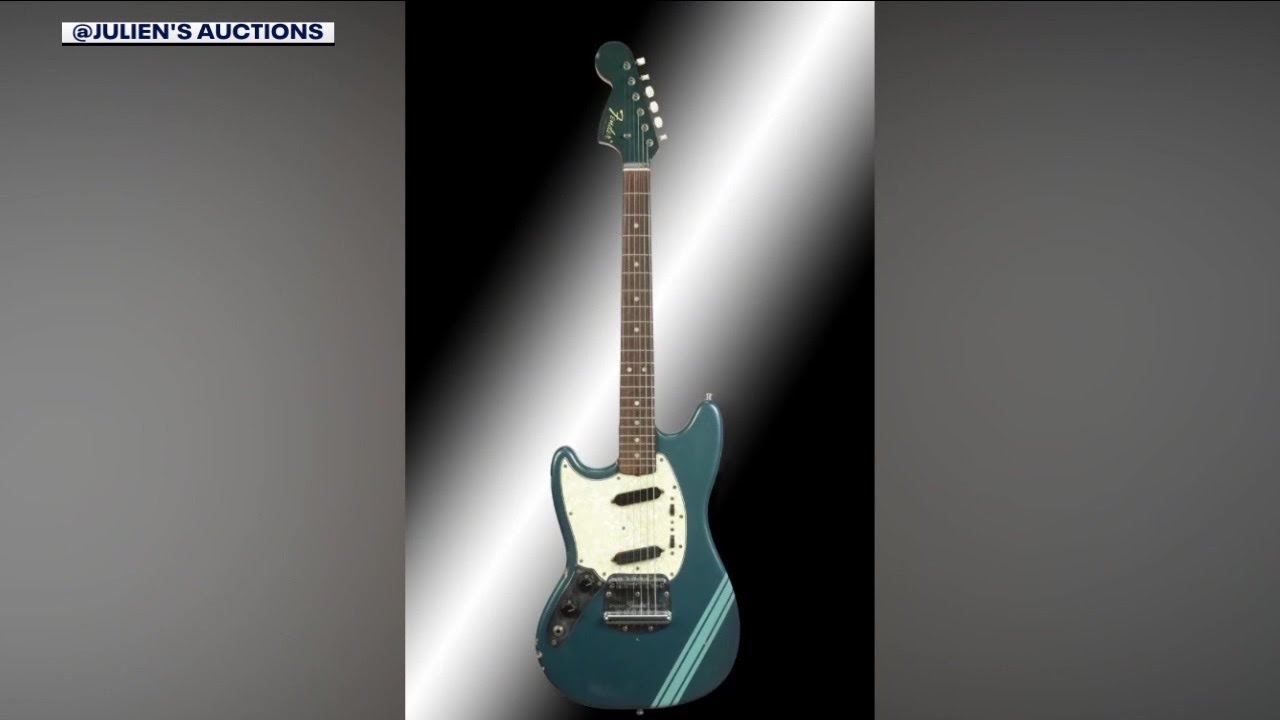 Kurt Cobain's "Smell Like Teen Spirit" guitar sells for $4.5M