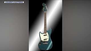 Kurt Cobain's "Smell Like Teen Spirit" guitar sells for $4.5M