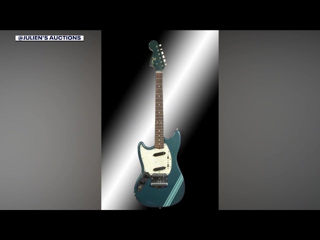 Kurt Cobain's "Smell Like Teen Spirit" guitar sells for $4.5M