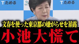 【小池百合子】さとうさおりが東京都と文春の関係を暴露！小池大焦り【小池都知事 都議会 カイロ大学 学歴詐称疑惑】