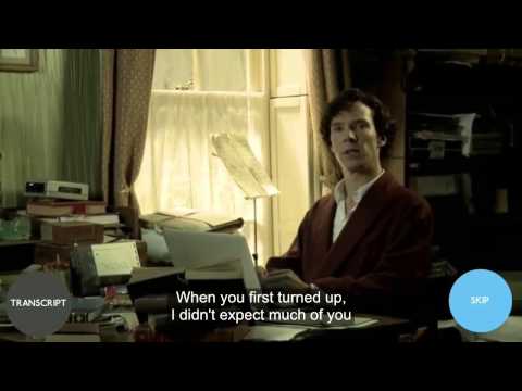 Sherlock: The Network - Sherlock's Sort-of Thank-you (with Subtitles)