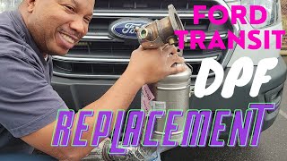 How to Replace the Diesel Particulate Filter On A Ford Transit/ THE EASY WAY! 😉