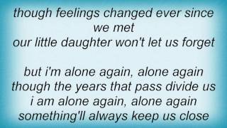 Jay Jay Johanson - Alone Again Lyrics