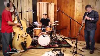 Jazz Trio with Al Sergel playing Hendrix Drums Archetype Stave Drum Kit, Satin Cherry Wood