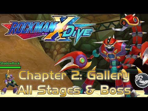 Mega Man X DiVE Beta - Chapter 2: Gallery - All Stages & Bosses (No Commentary)