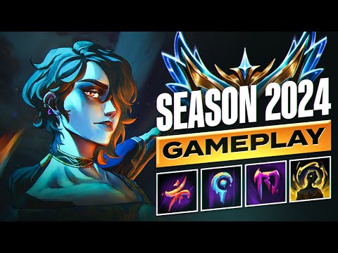 S14 Challenger Hwei Gameplay #3 - Season 14 Split 1 SoloQue - Hwei Builds & Runes