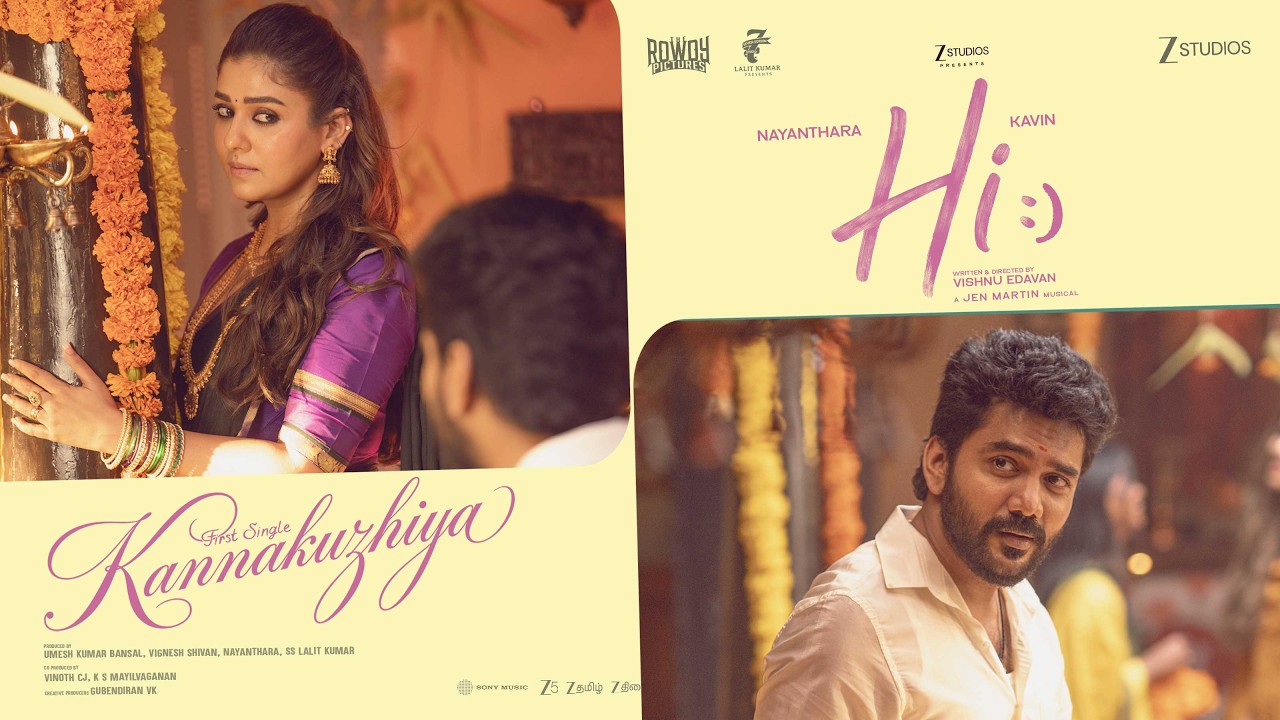 Kannakuzhiya - Lyric Video | Hi | Nayanthara, Kavin | GV Prakash | Jen Martin | Vishnu Edavan