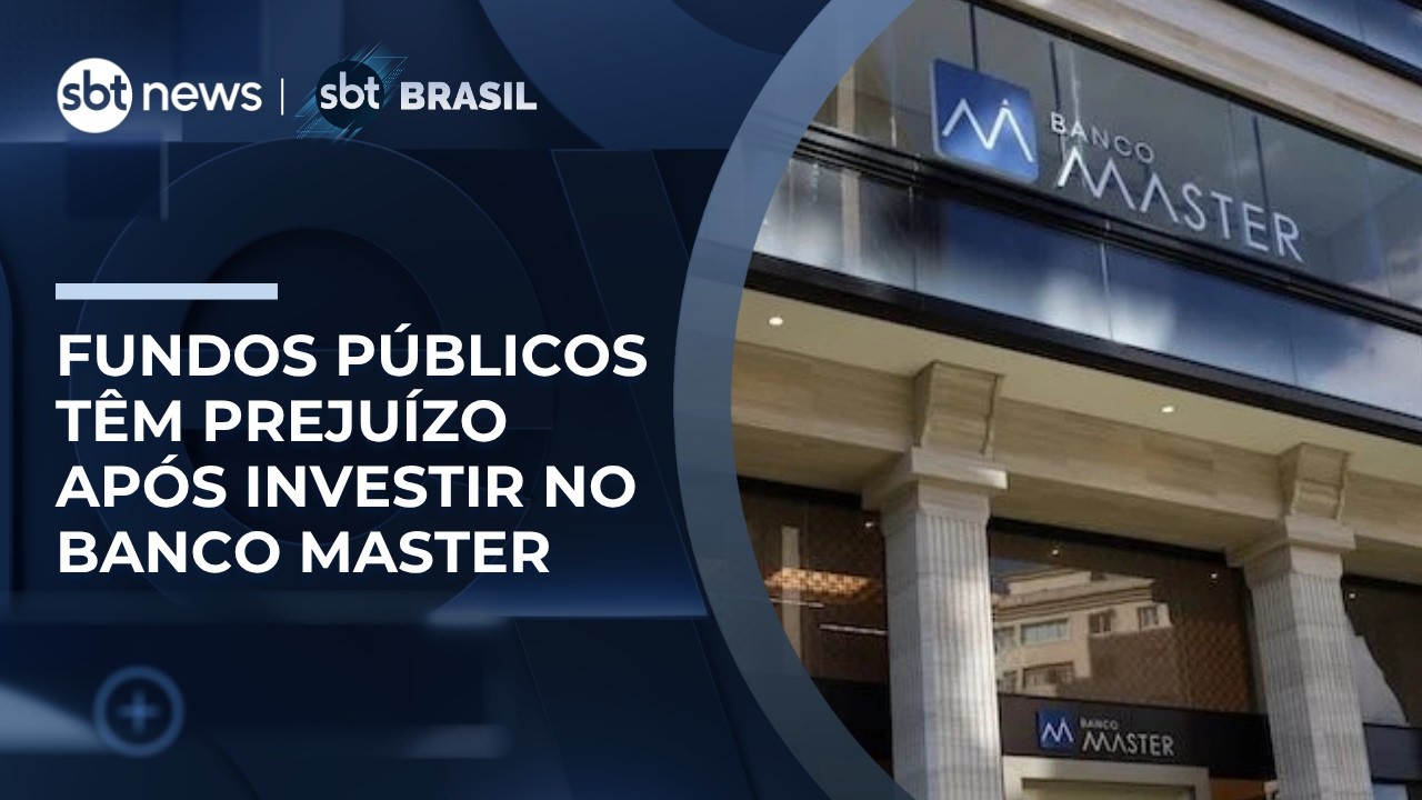Pension funds accumulate losses after investing in Banco Master | #SBTBrasil