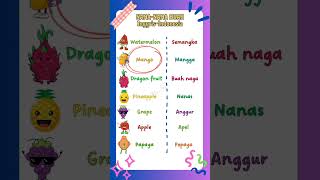 Download lagu Fruit names in English and Indonesian mp3