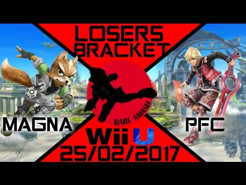 Bair Smash 10 Losers Round 2- BS//Magna (Fox) Vs. PFC (Shulk) - Smash Wii U