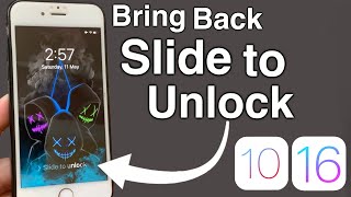 [NEW 2024] Bring Back Slide to Unlock on iOS 10 | 16