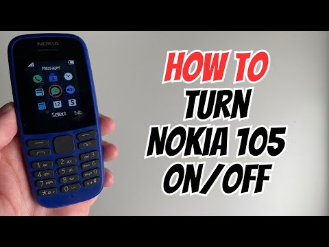 How to Turn Nokia 105 On/Off