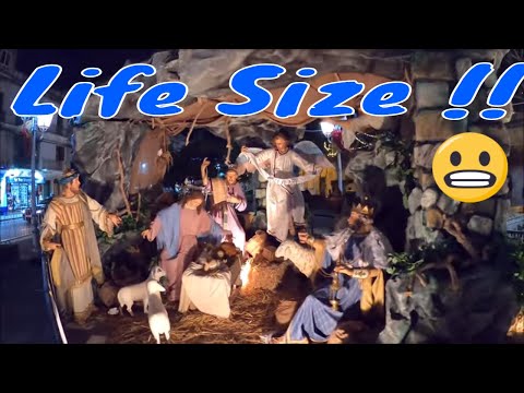 Hamrun Life Size Crib (  Presepju ) MALTA.