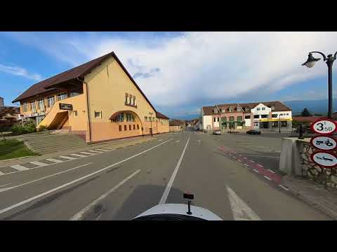 Orașul Avrig din județul Sibiu Transilvania România Slow Motion