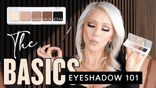 Natasha Denona Mini Eye Sculpt Palette | How To Apply Eye Makeup Over 45 | Easy Brown Eyeshadow Look