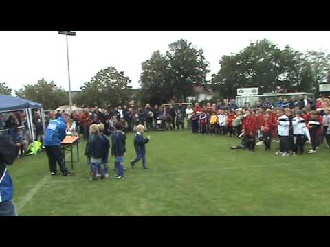 Siegerehrung Turnier Bissingen FC Basel U8 18.09. 2011