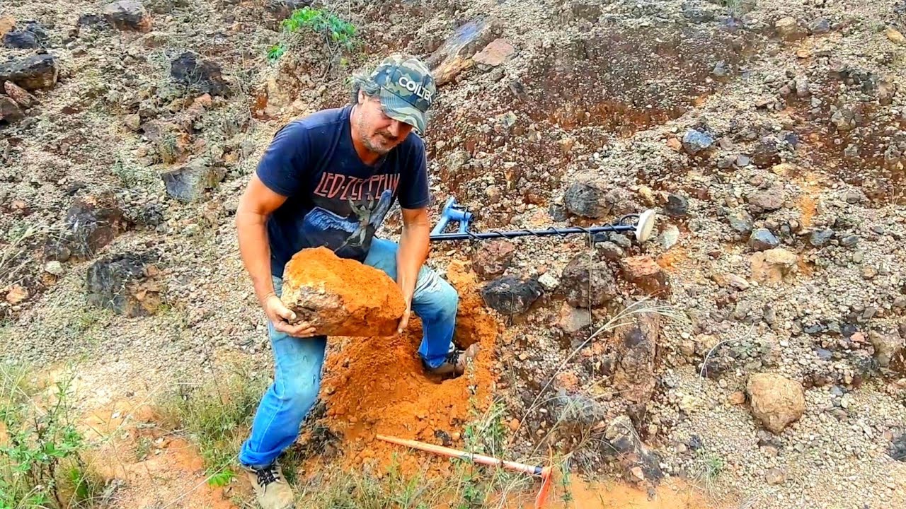 OLHA O TAMANHO DA PEPITA DE OURO QUE ENCONTREI