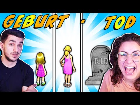 VON GEBURT BIS TOD IN EINER APP? Wie alt werden Dania & Claudio? [Run of Life]