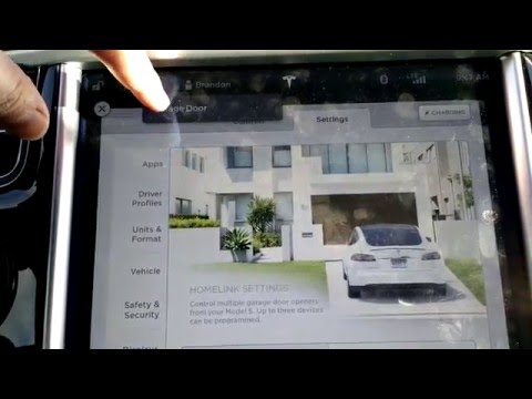 Tesla SUMMON settings 7.1