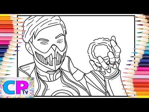 Mortal Kombat Coloring Pages/Frost from Mortal Kombat/Stahl - Dreams/Rodsyk - Energy[COPYRIGHT FREE]