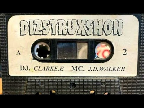 DIZSTRUXSHON - DJ CLARKEE MC JD WALKER (ONE OF MY FAV SETS ) 2-9-1994 SIDE A