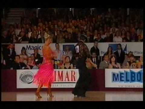 IDSF World Latin Championships 2008 Paso Doble solo Martino Zanibellato & Michelle Abildtrup