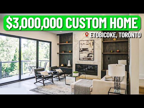 Touring a $3 Million Custom Home in Etobicoke! (Cool House Tour)