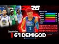 ALL AROUND 6 1 DEMIGOD IS GAME BREAKING IN NBA2K26 THIS 6 1 BUILD IS THE BEST GUARD BUILD ON 2K26