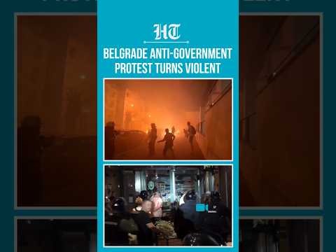 Serbia Protest: Belgrade Streets In Chaos As Anti-Government Protests Intensify | #shorts